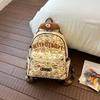 Schoolbag Cute Nostril Chicken Full Printed Backpack Women's Easy Bear Embroidered Backpack Student Commuter Large Capacity Cuckoo Chicken School Bag
