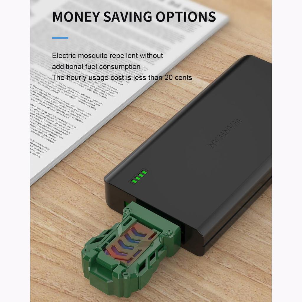 Riscaldatore repellente per zanzare elettrico USB Anti repellente per zanzare Repellente per insetti per viaggiare in campeggio da pesca