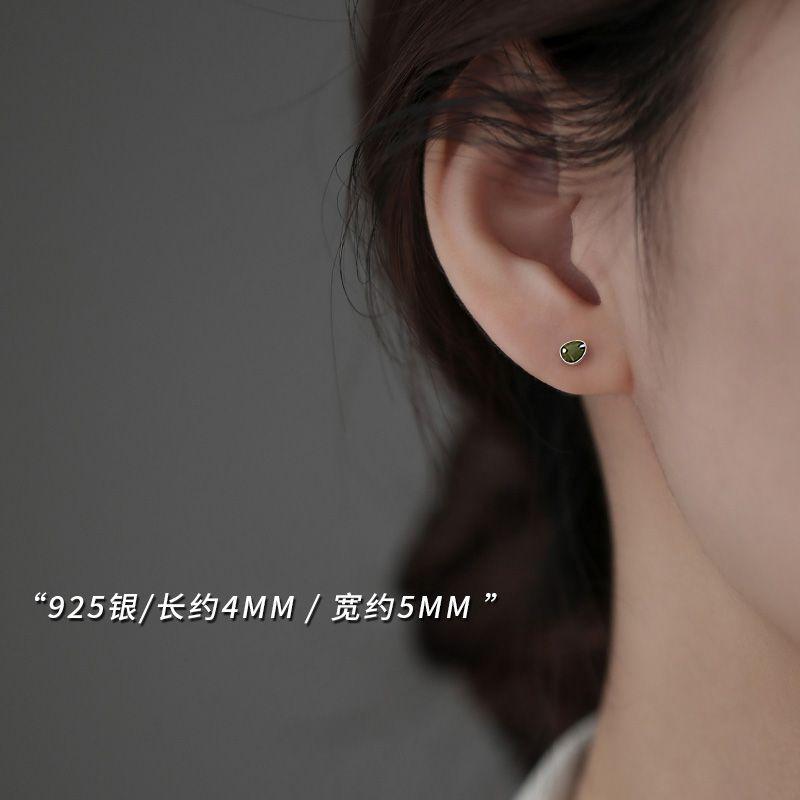 

Xiangnan 925 Sterling Silver Women s Special-Interest Design Summer Earrings 925 silver avocado earrings (two price)