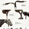 Heavy-Duty Double-Headed Horse Mouth Hook for Lead Ropes, Reliable Equestrian Training Connection Accessory