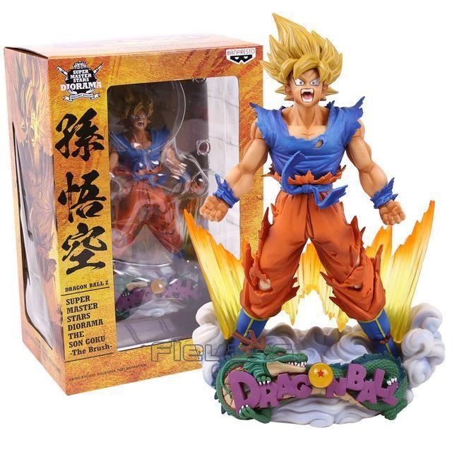 Statua - Super Master Stars Diorama - Son Goku - Multicolore - Dettagli di modellazione precisi chiaro