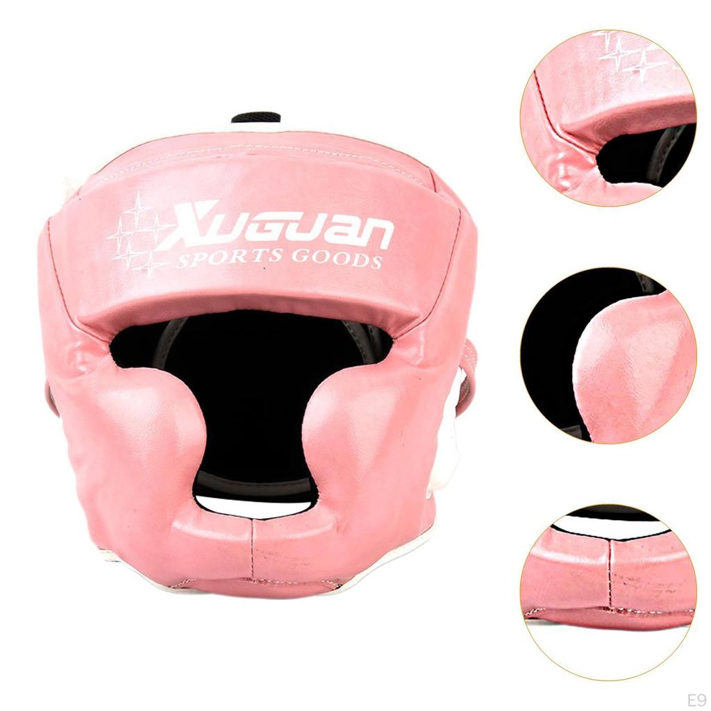 Copertura Regolabile Confortevolmente Casco da Allenamento Viso per Kickboxing Sanda Mma Wrestling