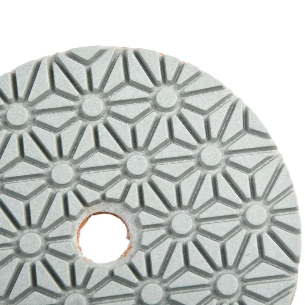 3 Steps Dry/Wet Diamond Polishing Pad 4 Inch 100mm For Granite Marble Quartz Restoration Buff Resin Discs Abrasive Tools