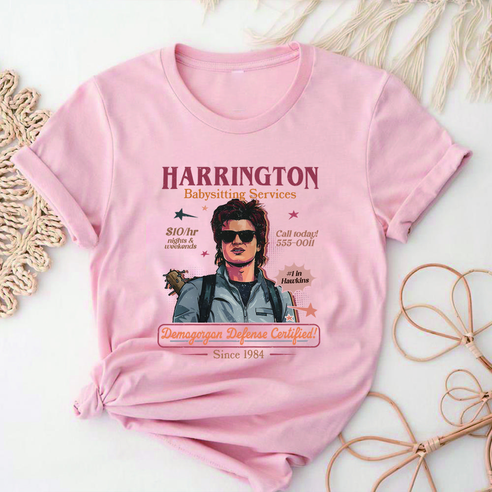Babysitter Harrington Tshirt Mom of The Year Shirt Retro St5 Graphic Shirts Funny Movie Tshirt Unisex Short Sleeves Tops