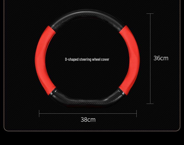 Hong Kong Spec Honda Freed GB5/GB3/GP3 Carbon Fiber Steering Wheel Cover with Genuine Leather.