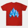Unisex Fashion TShirt Vegeta Super Saiyan Blue Hair Print TShirt Plus Size S-5XL T-Shirt 100%Cotton Tops O Neck Short Sleeve Tees