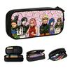 Naruto Uzumaki Naruto Sakura Haruno Pencil Case for Girl Boy Ino Yamanaka Hinata Hyuga Pen Bag Box School Supplies