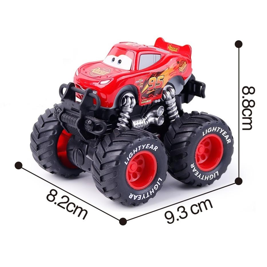 Cars Lightning McQueen SUV Black Storm Jackson Cruz Mater Big Wheel Offroad Metal Cars Toy Kids Christmas Gifts