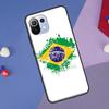Cover Bandiera Brasiliana del Brasile per Xiaomi 14 Ultra 13 11T 12T 13T 14T Pro POCO X6 X7 Pro X3 X5 F3 F5 F6 M6 Pro Custodia