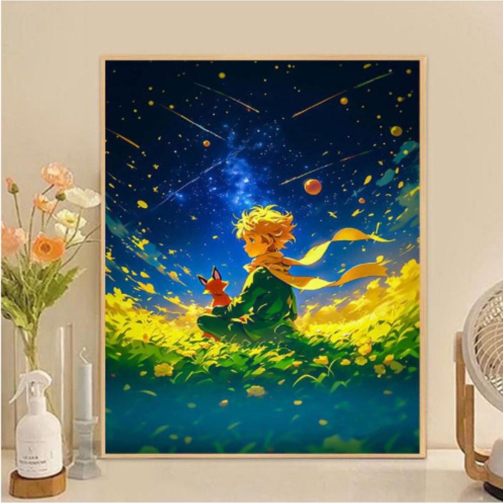Diamond Painting Handmade DIY Starry Sky Castle Home Decoration Painting Romantic Night Light Luxury