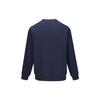 Reebok Solid Color Pullover Long Sleeve Sweatshirt Unisex sweatshirt Navy-Blue 24FRE301UGN2