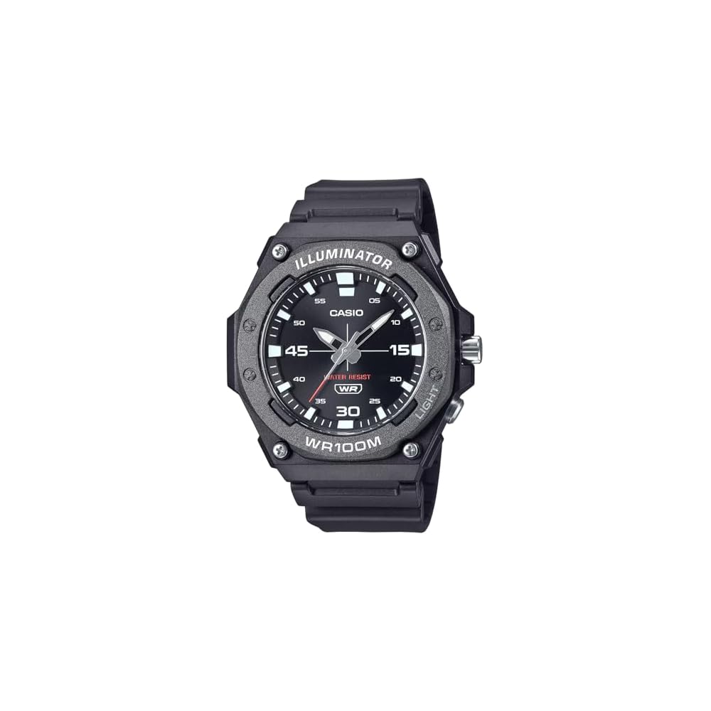 Casio Standard Analog Quartz Watch MW-620H-1AV Men s Black with LED Light