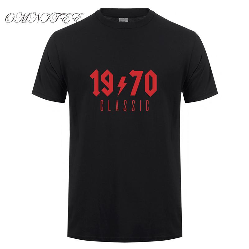 Omnitee Fashion 1970 Classic T Shirts Unisex Cotton Summer Funny Short Sleeve Birthday Gift T Shirt Tops Tee Unisexs Tshirt Oz190