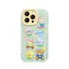 Rabbit flower doll bracelet for Apple 16e jelly mobile phone case 15promax cute cartoon 13 sweet 14