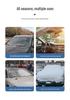 Universal Four Seasons Car Windshield Sunshade & Snow Cover