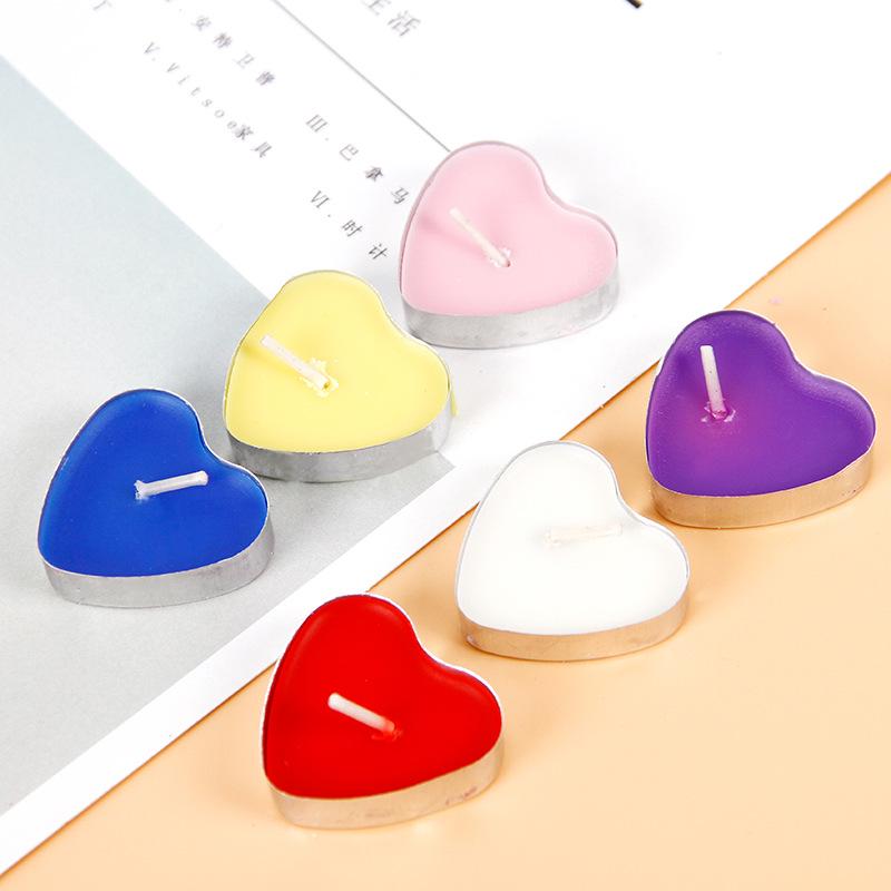 Heart-shaped Scented Tealights for Romantic Proposals and Birthdays