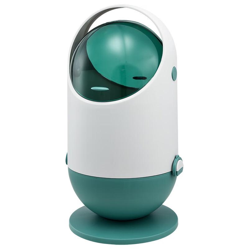 OuJieWang Creative Dual-Lid Home Living Room Trash Can