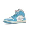Air Jordan 1 Mid Dark Powder Blue Women Sneakers Summit-Grey White BQ6472-400