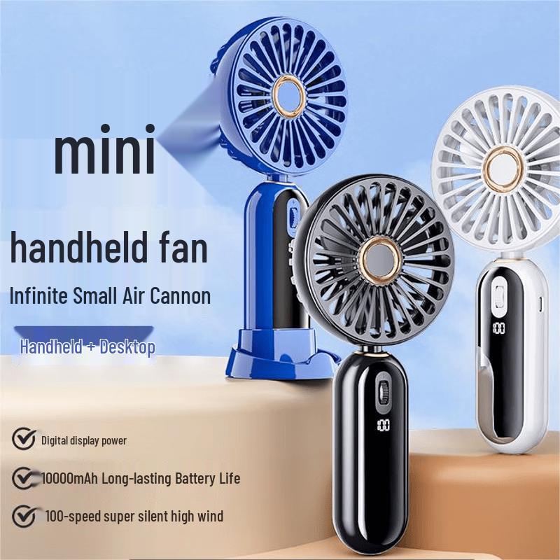 JINGRUIXIANG Portable Mini USB Rechargeable Handheld Fan