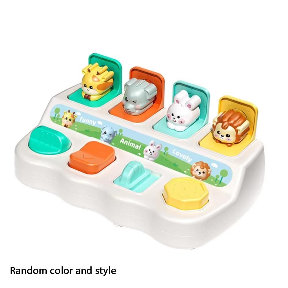 Montessori Pop Up Animal Playthings Plus Educational Boxes - Enhance Logic Plus Motor SkillsSuitable Designed for Children's Birth Date Gifts