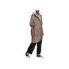 Adidas Long Windbreaker Jacket Women Outerwear Brown FK9045