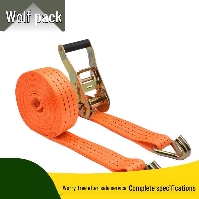 Conglang Orange Polyester Truck Cargo Tie-Down Strap