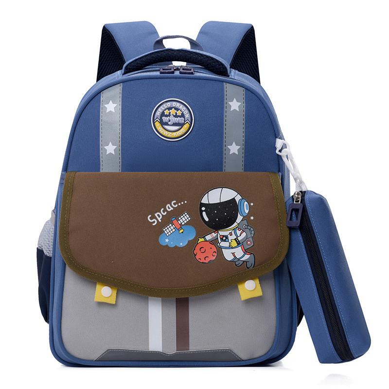 Adorable Cartoon Kids Backpack Large Capacity Lightweight Nylon School Bag