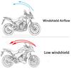 YUANYE Universale Motorrad-Windschutzscheibe für NC700X/NC750X (2011-2015) (Rauchgrau)