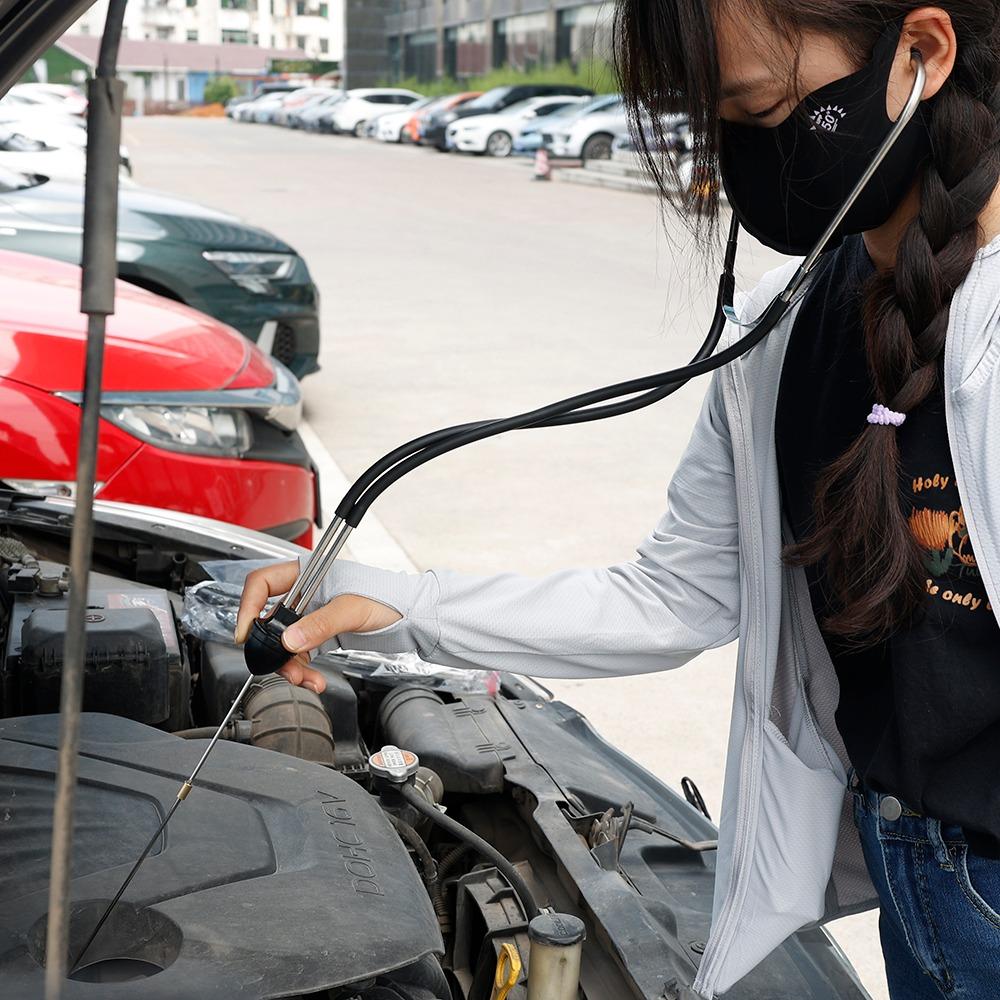 Car Stethoscope Auto Engine Cylinder Abnormal Sound Diagnosis Mechanical Internal Noise Detection Car Repair Inspection Tools