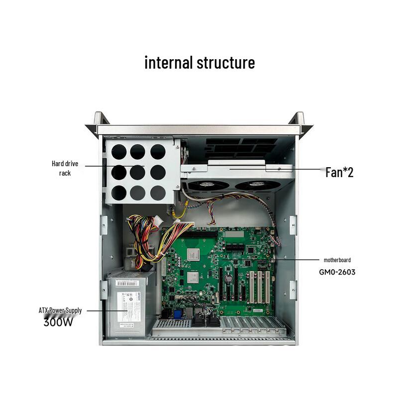 GITSTAR IPC-660 4U Rackmount Industrial PC Barebone (CN version)