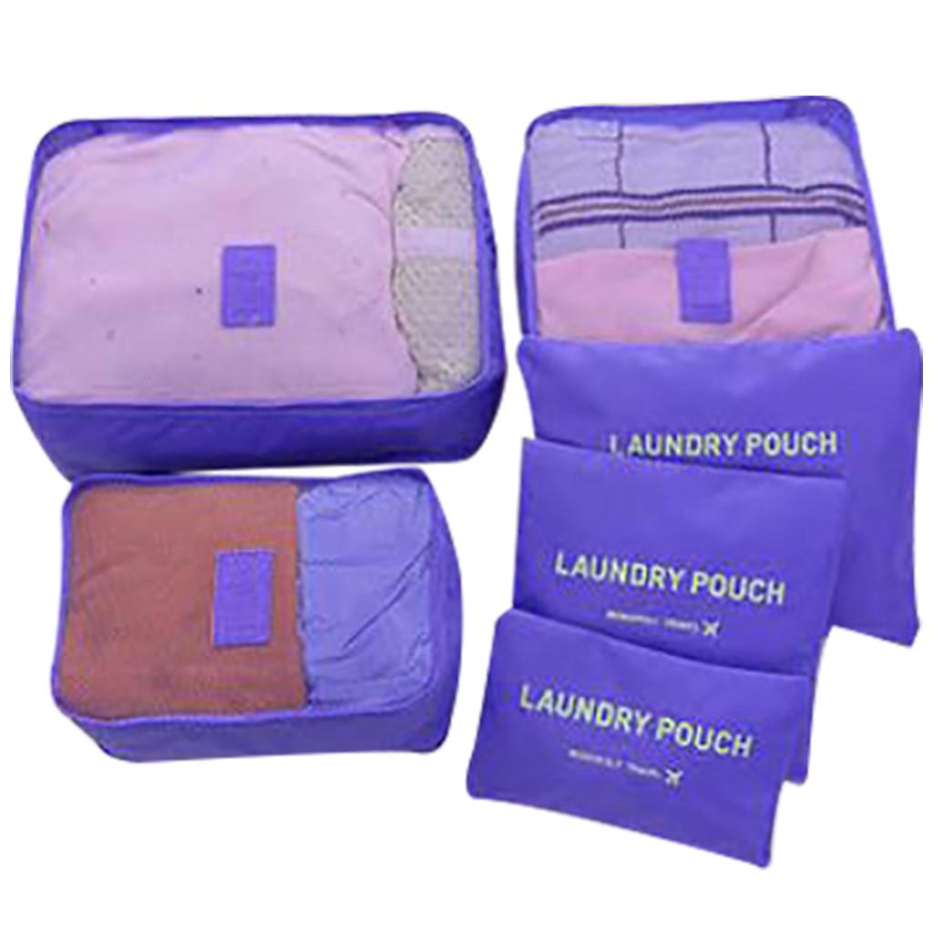 Clothing Underwear Shoes Storage Bag Luggage Bag Travel Bag Six-piece