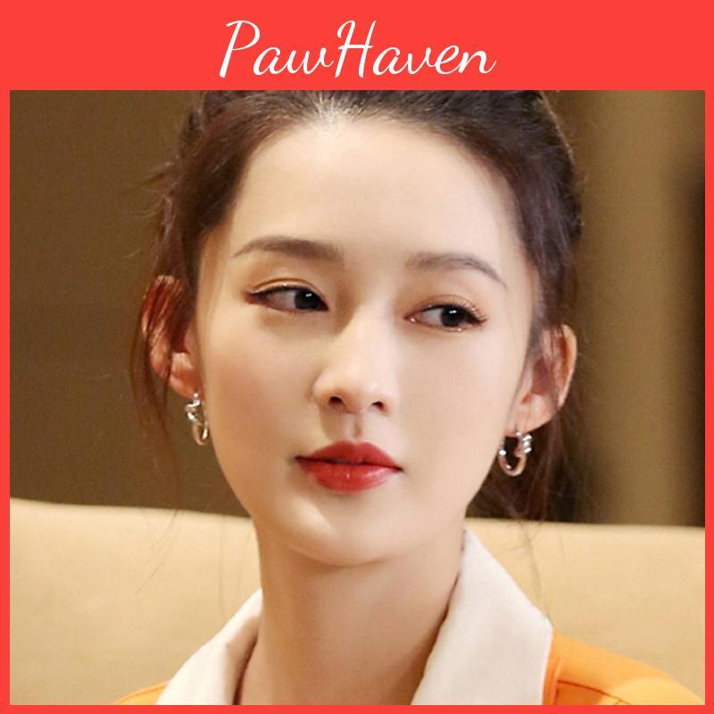 Small And Unique Silver Needle Heart-shaped Ear Cuff Earrings For Women 2021 New Fashionable Summer Jewelry