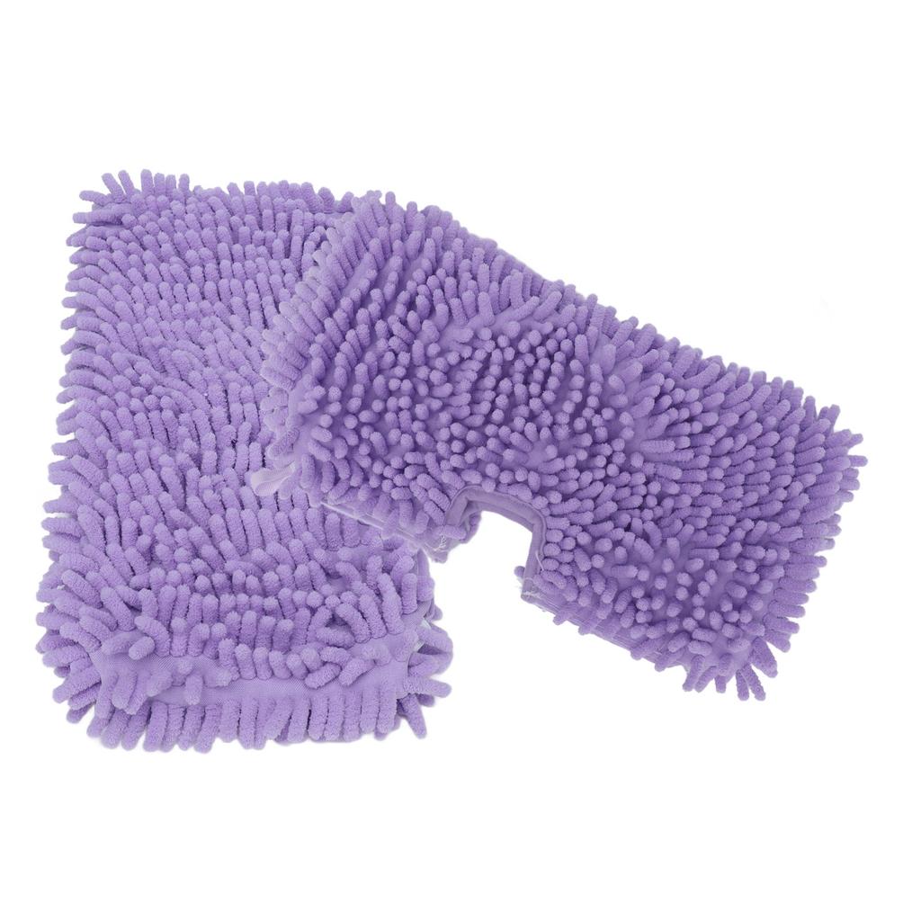 2 Stück Mopp-Ersatzpads Weiches Mikrofaser-Mopptuch-Zubehör Passend für Shark S3601 S3501 Lila