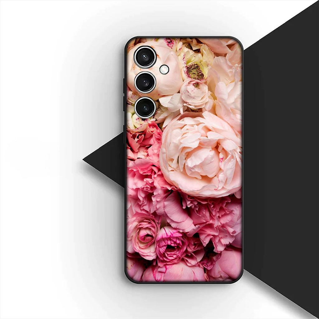 Sunflower Flower Peony for Samsung Galaxy Note 20 Ultra 10 8 9 S10 Plus Lite S8 A70 A24 A25 S10E A21S A37 A57 A51 A7 Phone Case