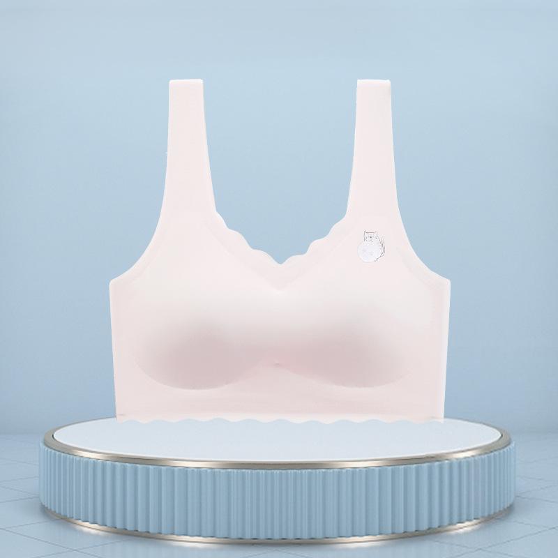 Less bra second stage children's development period primary school junior high school students children's seamless small vest