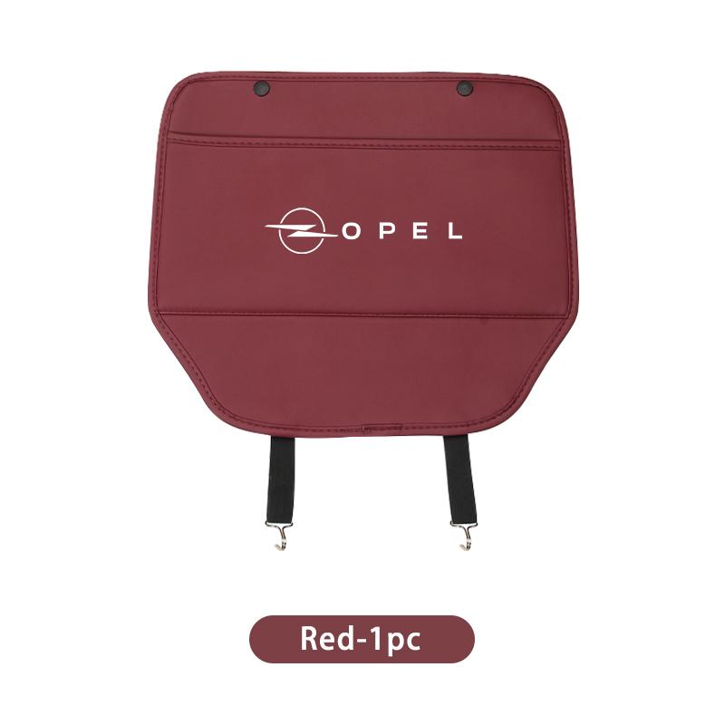 Car Seat Anti-Kick Pad Leather Back Protector Cover For Opel Astra Corsa Insignia Zafira Meriva Grandland Vectra Mokka Vivaro An
