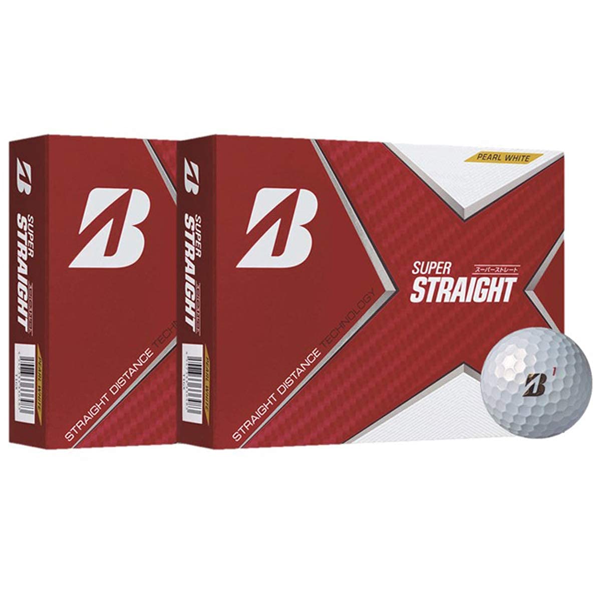 

Мяч для гольфа BRIDGESTONE SUPER STRAIGHT 2021 Модель 24 мяча Жемчужно-белый