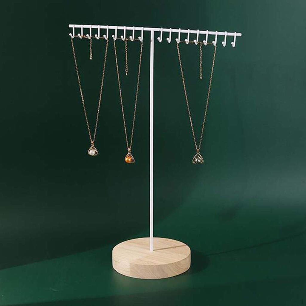 Schmuckständer, Armbänder, Halter zum Aufhängen von Ohrringen und Halsketten, 18 Haken aus Metall