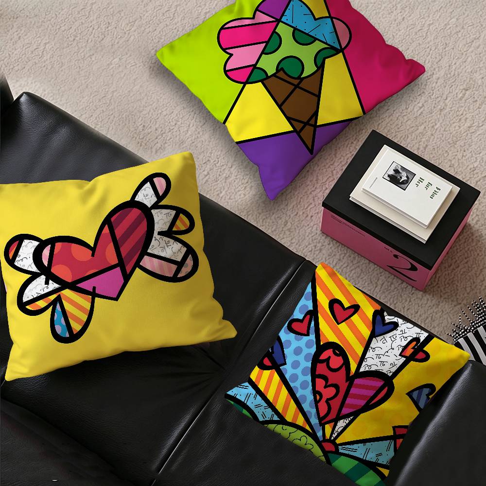 B-Britto Art Lucky Dragon pillow cover sofa cushion cover home room decoration children gift