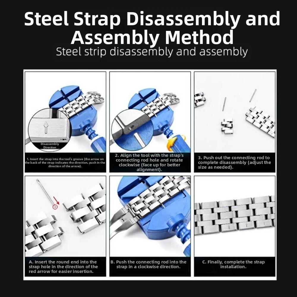 16Pcs/set Non-slip Watch Repair Tool Kit Durable Watchband Removal Tool  Watch Repair