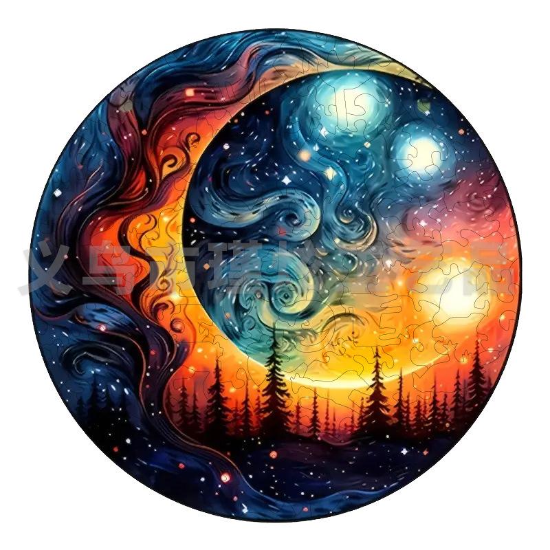 

Креативный 3D деревянный пазл с животными для детей