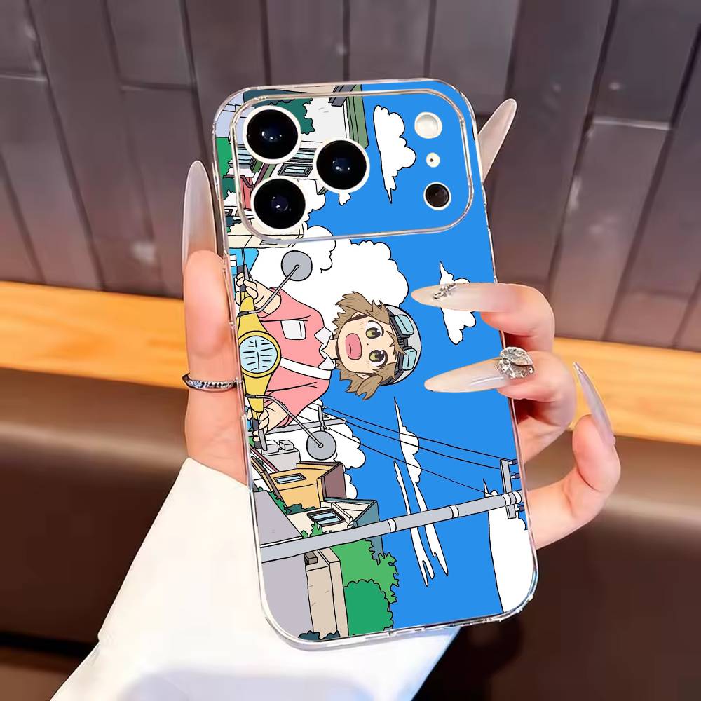CITY THE ANIMATION Anime Phone Case For iPhone17,16,15,14,13,12,11 Plus,Pro Max Soft Transparent Cover