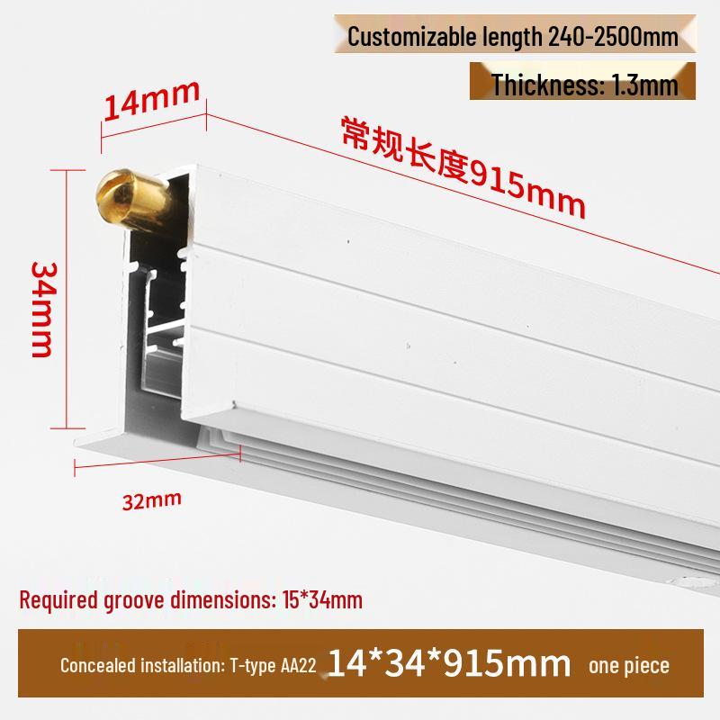 Automatic Lifting Soundproof Door Bottom Sealing Strip: Silent, Dustproof, Windproof Solution for Wooden Hotel Bedroom Doors