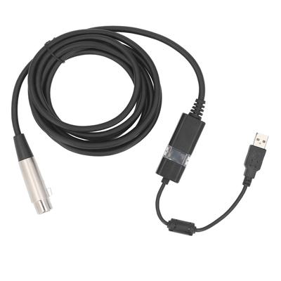 USB Samec na XLR Samice Mikrofonní Linkový Konvertorový Kabel 10FT Studio Zvukový Kabel Konektorový Kabelový Adaptér pro