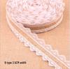 2.5CM Linen Roll Lace for DIY Handmade Crafts and Christmas Wedding Decor