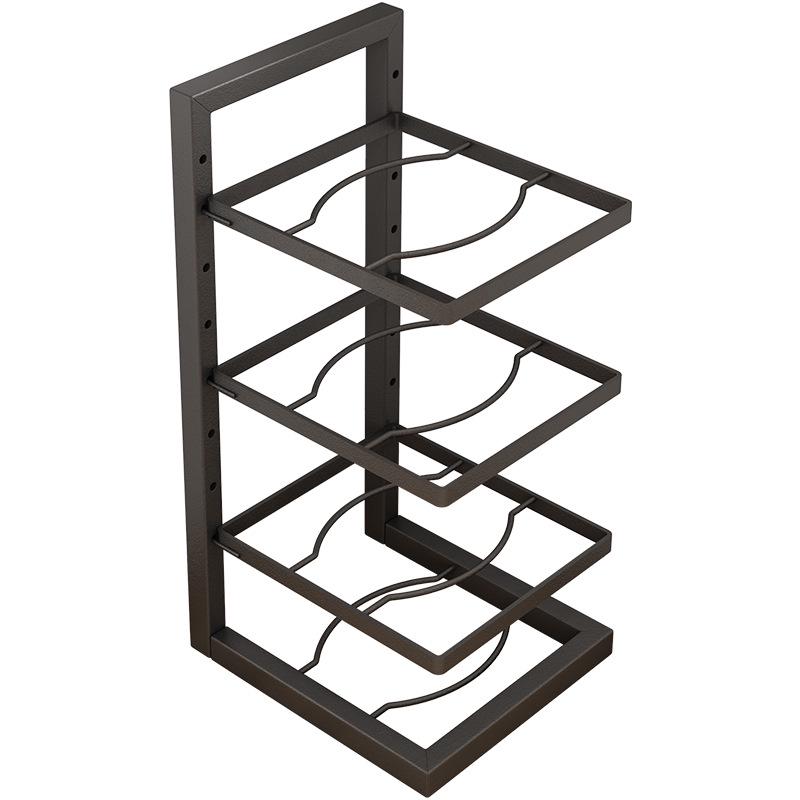 Adjustable Multi-Layer Floor Countertop Pot Storage Rack