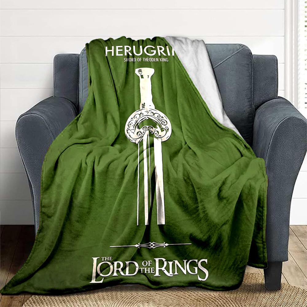 

1pc Herugrim Sword Blanket Lightweight Flannel Throw For Sofa, Bed, Travel, Camping, Livingroom, Office, Couch, Chair, And Bed 80x120cm