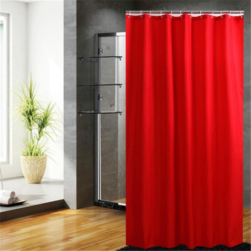 180*180cm Solid Color PEVA Bathroom Waterproof Mildew Proof Fabric Partition Curtain Shower Curtain Home Decor