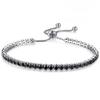 3MM Diamant-Inlay Verstellbares Mehrfarbiges Kupferarmband - Schlicht und Stilvoll