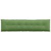 Back Cushion Light Green 200 x 50 cm Cord Fabric